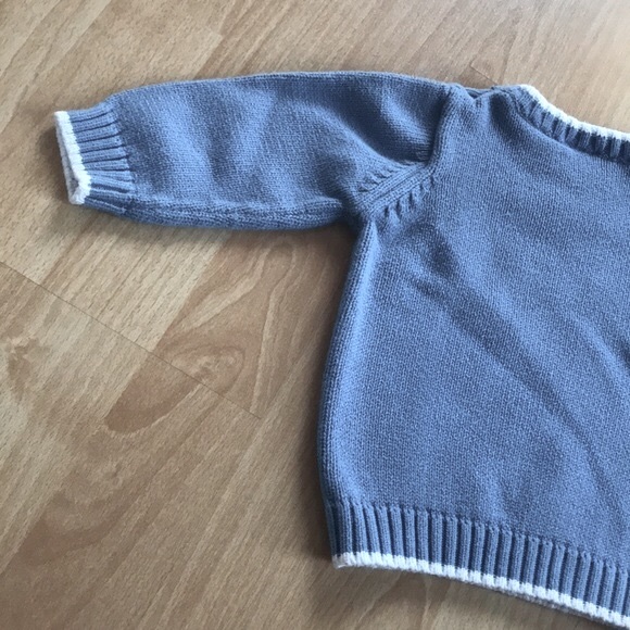 8/$25 Gymboree Blue Crew Neck Turtle Sweater Size 6-12 months - Picture 7 of 9